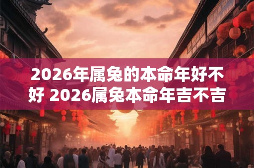 2026年属兔的本命年好不好 2026属兔本命年吉不吉