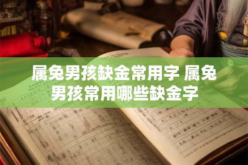 属兔男孩缺金常用字 属兔男孩常用哪些缺金字