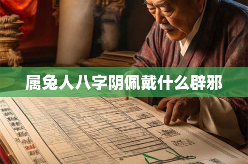 属兔人八字阴佩戴什么辟邪 属兔人八字阴佩戴什么辟邪