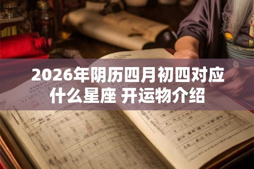 2026年阴历四月初四对应什么星座 开运物介绍