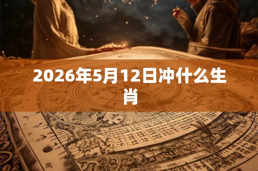 2026年5月12日冲什么生肖