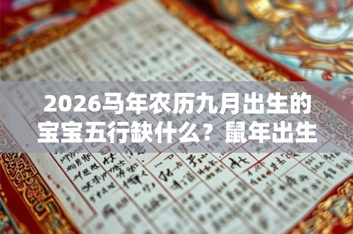 2026马年农历九月出生的宝宝五行缺什么？鼠年出生起名有什么禁忌？