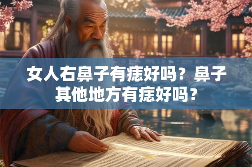 女人右鼻子有痣好吗？鼻子其他地方有痣好吗？
