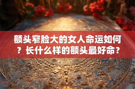 额头窄脸大的女人命运如何?长什么样的额头最好命? 额头窄脸大的女人命运如何?长什么样的额头最好命?
