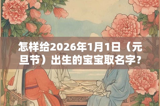 怎样给2026年1月1日（元旦节）出生的宝宝取名字？