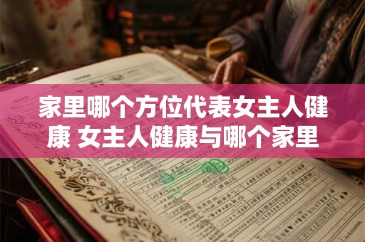 家里哪个方位代表女主人健康 女主人健康与哪个家里方位有关