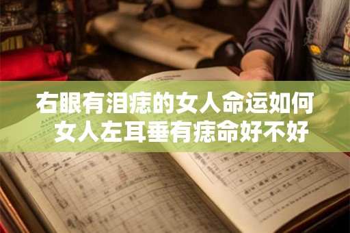 右眼有泪痣的女人命运如何  女人左耳垂有痣命好不好