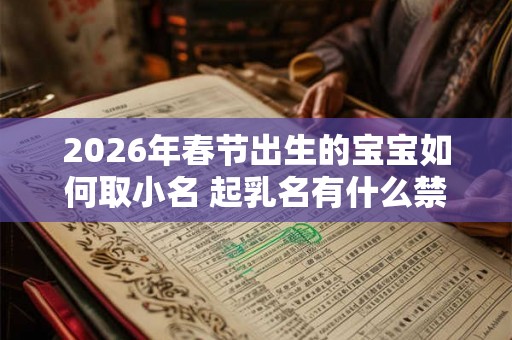 2026年春节出生的宝宝如何取小名 起乳名有什么禁忌