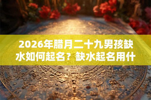 2026年腊月二十九男孩缺水如何起名?缺水起名用什么字? 2026年腊月二十九男孩缺水如何起名?缺水起名用什么字?