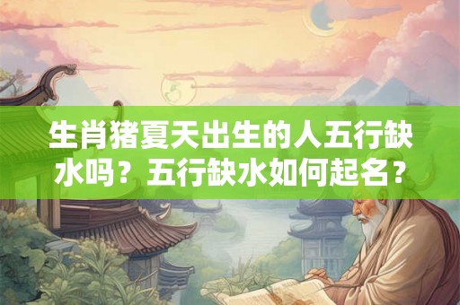 生肖猪夏天出生的人五行缺水吗？五行缺水如何起名？