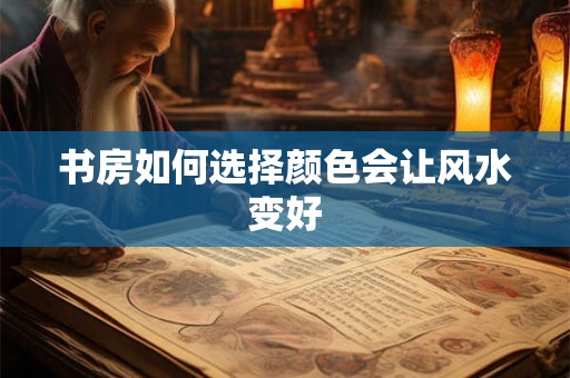 书房如何选择颜色会让风水变好