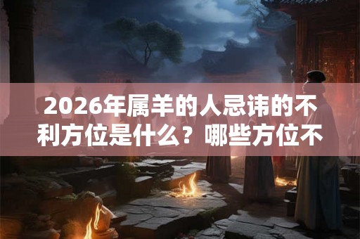 2026年属羊的人忌讳的不利方位是什么？哪些方位不宜去？