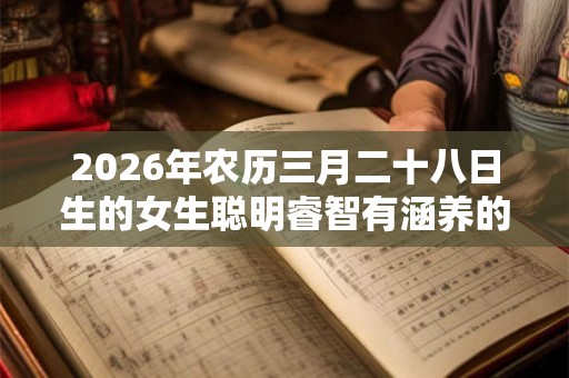 2026年农历三月二十八日生的女生聪明睿智有涵养的名字大全 2026年农历三月二十八日生的女生聪明睿智有涵养的名字大全