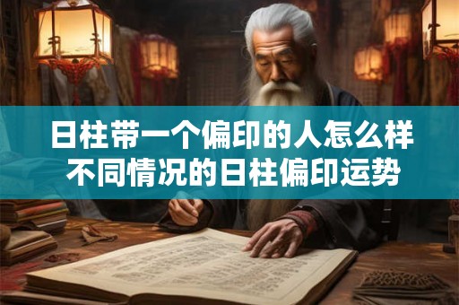 日柱带一个偏印的人怎么样 不同情况的日柱偏印运势