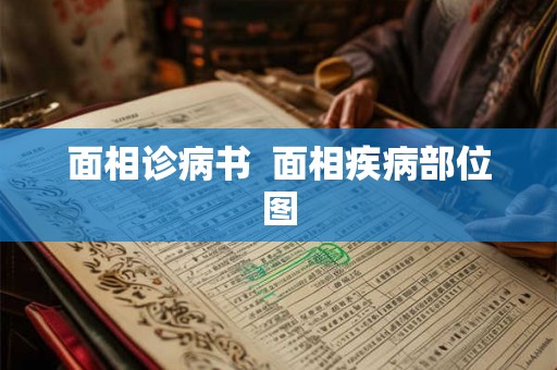 面相诊病书  面相疾病部位图