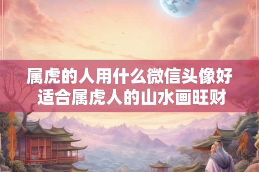 属虎的人用什么微信头像好 适合属虎人的山水画旺财