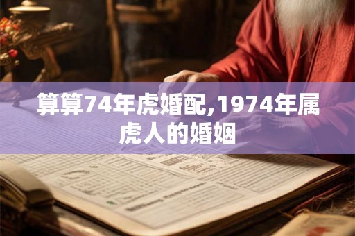 算算74年虎婚配,1974年属虎人的婚姻