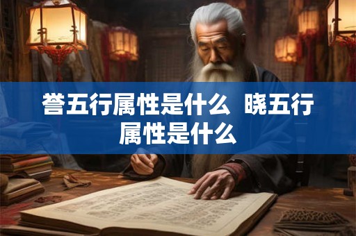 誉五行属性是什么  晓五行属性是什么