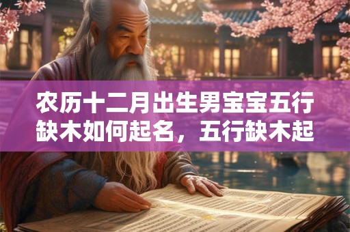 农历十二月出生男宝宝五行缺木如何起名，五行缺木起名