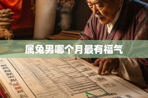 属兔男哪个月最有福气
