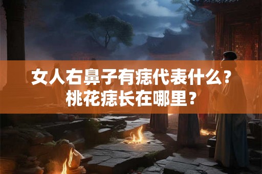女人右鼻子有痣代表什么?桃花痣长在哪里? 女人右鼻子有痣代表什么?桃花痣长在哪里?