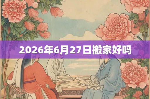2026年6月27日搬家好吗