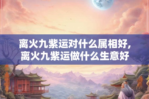 离火九紫运对什么属相好,离火九紫运做什么生意好