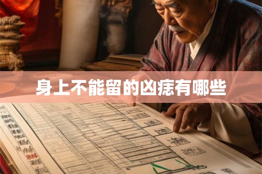 身上不能留的凶痣有哪些 身上不能留的凶痣有哪些