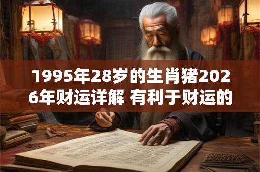 1995年28岁的生肖猪2026年财运详解 有利于财运的方位介绍