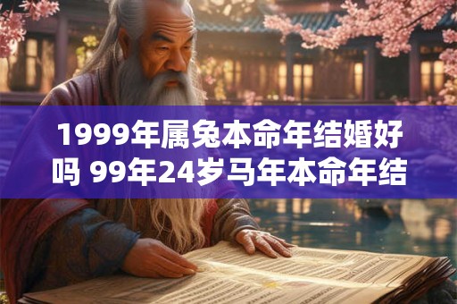1999年属兔本命年结婚好吗 99年24岁马年本命年结婚要注意什么 1999年属兔本命年结婚好吗 99年24岁马年本命年结婚要注意什么