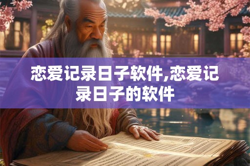 恋爱记录日子软件,恋爱记录日子的软件