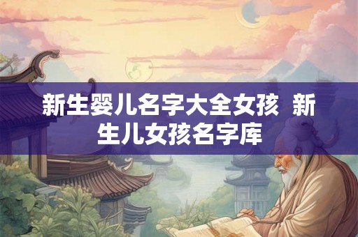 新生婴儿名字大全女孩 新生儿女孩名字库 新生婴儿名字大全女孩 新生儿女孩名字库