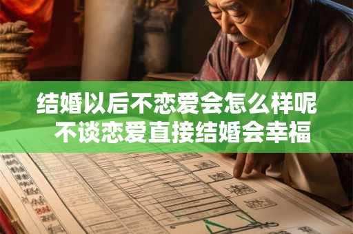 结婚以后不恋爱会怎么样呢 不谈恋爱直接结婚会幸福吗 结婚以后不恋爱会怎么样呢 不谈恋爱直接结婚会幸福吗