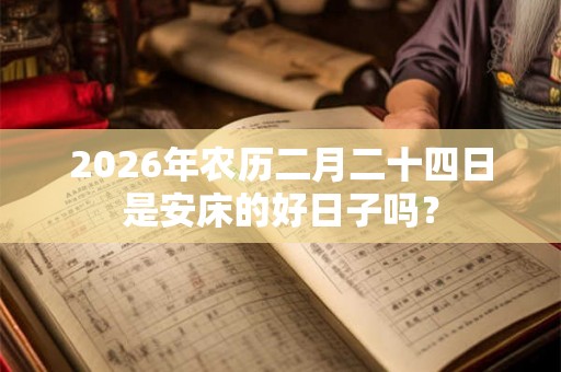 2026年农历二月二十四日是安床的好日子吗？