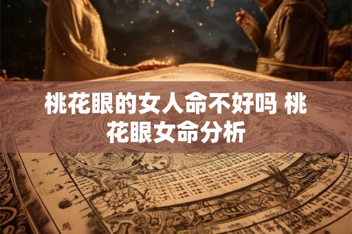 桃花眼的女人命不好吗 桃花眼女命分析