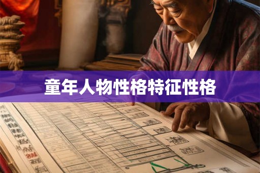 童年人物性格特征性格