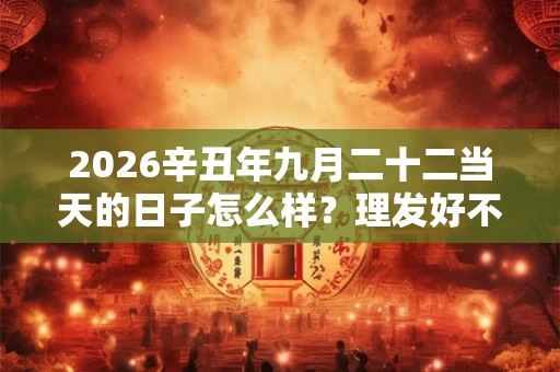 2026辛丑年九月二十二当天的日子怎么样？理发好不好？
