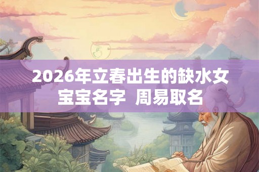 2026年立春出生的缺水女宝宝名字 周易取名 2026年立春出生的缺水女宝宝名字 周易取名