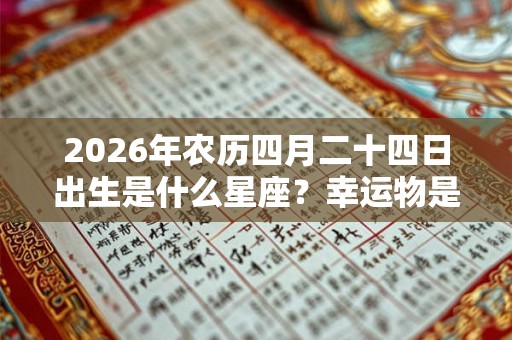 2026年农历四月二十四日出生是什么星座?幸运物是什么? 2026年农历四月二十四日出生是什么星座?幸运物是什么?
