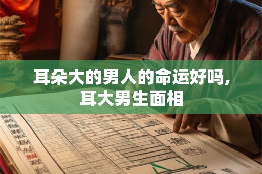 耳朵大的男人的命运好吗,耳大男生面相 耳朵大的男人的命运好吗,耳大男生面相