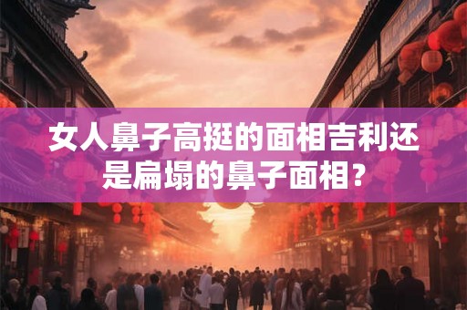 女人鼻子高挺的面相吉利还是扁塌的鼻子面相？