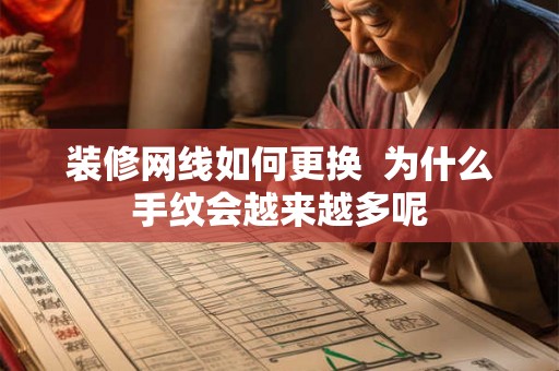 装修网线如何更换  为什么手纹会越来越多呢