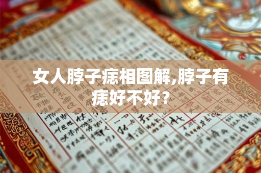 女人脖子痣相图解,脖子有痣好不好？