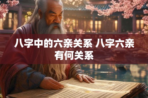 八字中的六亲关系 八字六亲有何关系 八字中的六亲关系 八字六亲有何关系
