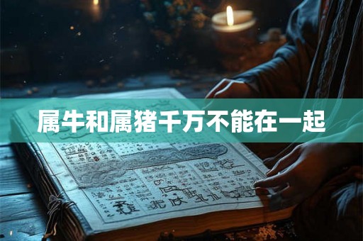 属牛和属猪千万不能在一起
