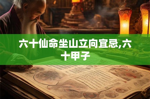 六十仙命坐山立向宜忌,六十甲子 六十仙命坐山立向宜忌,六十甲子