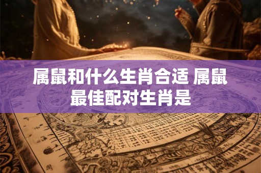 属鼠和什么生肖合适 属鼠最佳配对生肖是