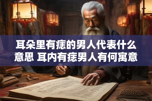 耳朵里有痣的男人代表什么意思 耳内有痣男人有何寓意