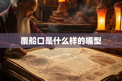 覆船口是什么样的嘴型