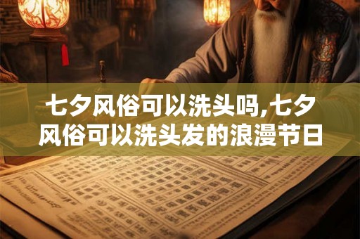 七夕风俗可以洗头吗,七夕风俗可以洗头发的浪漫节日 七夕风俗可以洗头吗,七夕风俗可以洗头发的浪漫节日
